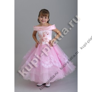 Платье для девочки Будур розовое