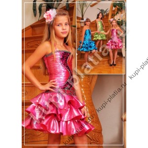 Платье для девочки Утенок диско розовый 2012