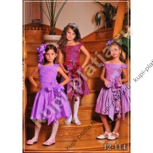 Платье для девочек Таня бант маленькая сирень 2012-14