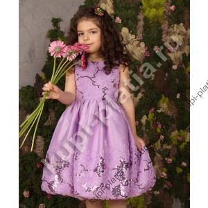 Платье для девочки Розалия-3 фиолетовый