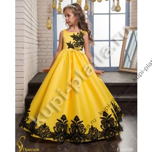 Платье для девочки Желтая Мимоза