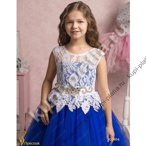 Платье  Девочка Детский сад синее