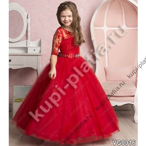 Платье для девочек Красное Москва