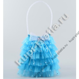 Платье для девочки Сумочка детская морская волна