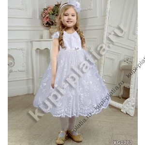Платье для девочки детское Снежинка пупс