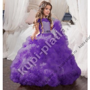 Платье фиолетовое Безе
