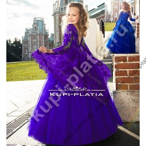 Платье для девочек для вокалистки Настроение фиолет