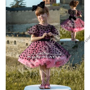 Платье для девочки розовое для малышки Микки