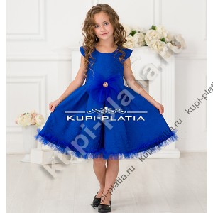 Платье для девочки нарядное детское Василёк