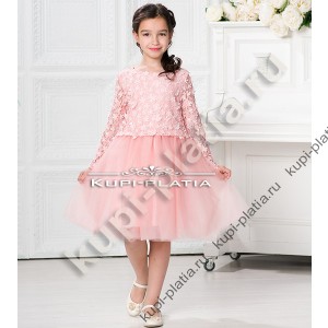 Платье нарядное розовое Лиза
