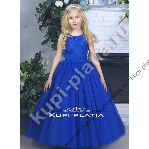 Платье для девочек нарядное детское Голубика 