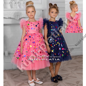 Детское Платье нарядное подарок Конфетти