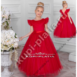 Платье для девочки красное Мальвина