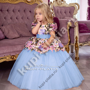 Детское Платье голубое Маленькая фея