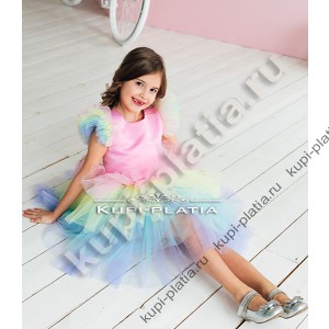 Блузка для девочек праздничное платье Единорог