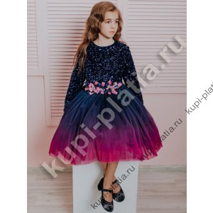 Детское Платье Эксклюзивное бархатное платье